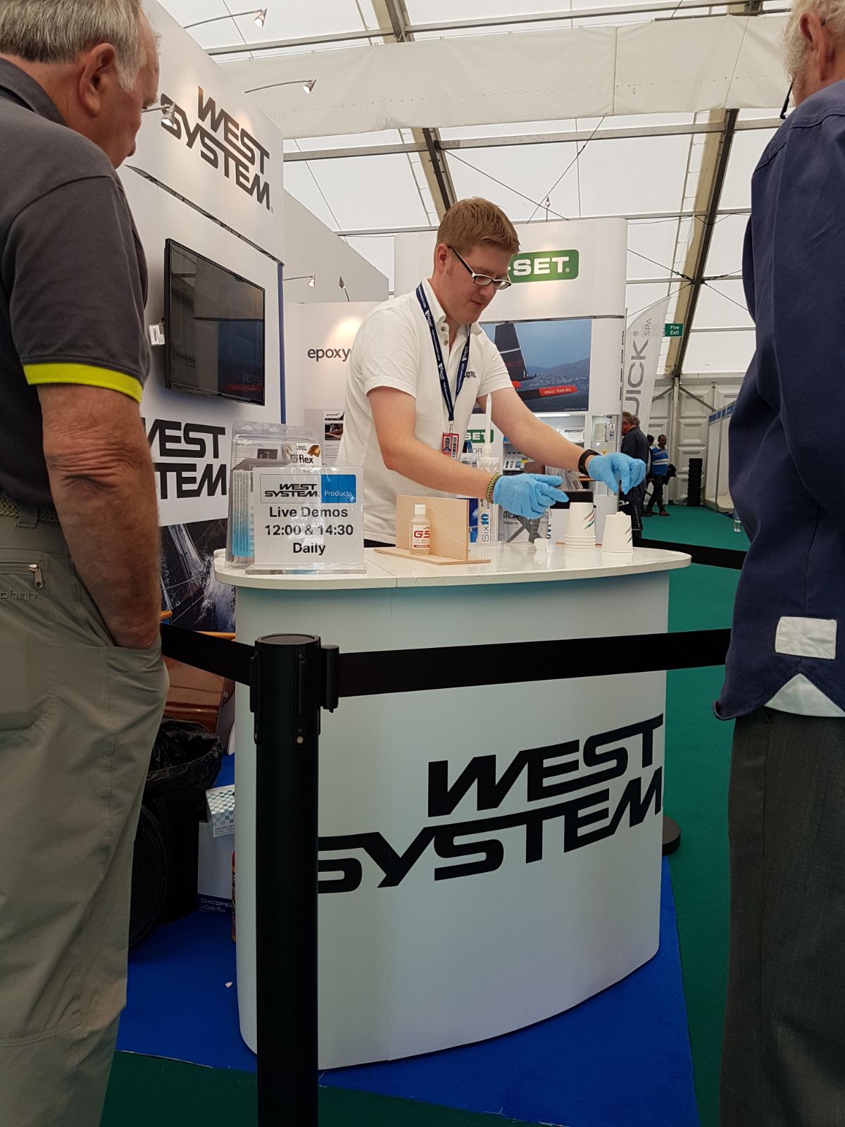 Live demos of WEST SYSTEM® Epoxy Products at LBS